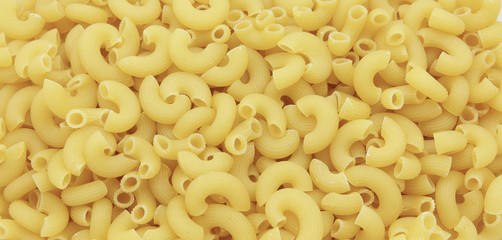 Horns macaroni with additional texture and details