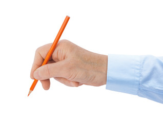 Pencil in hand