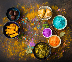 Indian Holi food
