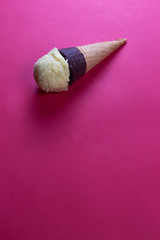 vanilla ice cream cone