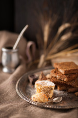 sweet dessert composition