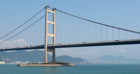 Hong Kong Tsing ma bridge