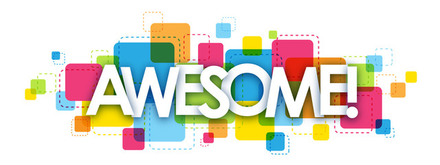 AWESOME! banner