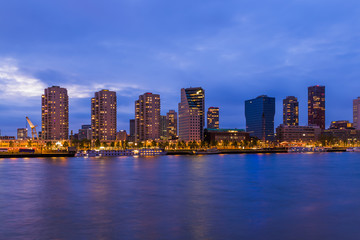 Naklejka premium Rotterdam cityscape - Netherlands