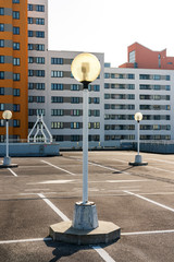 Parkdeck im Märkischen Viertel in Berlin
