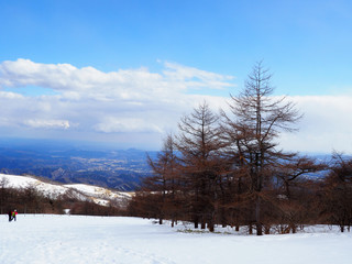 雪山の登山