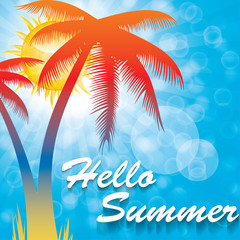 Abstract summer background.