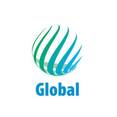 vector logo globe