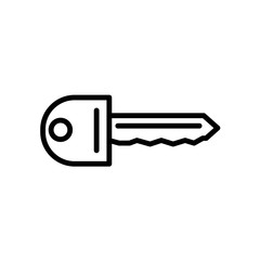 Key icon  isolated on white background