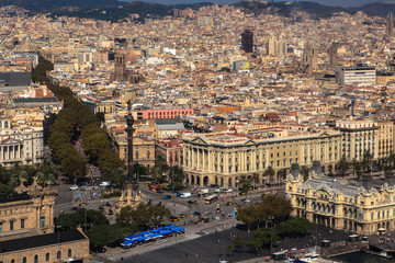 Amazing View Of Barcellona  -  Spain, Europe