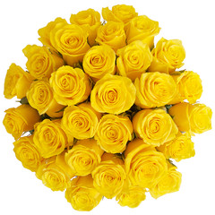 Bouquet of yellow roses