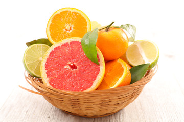 assorted citrus fruit