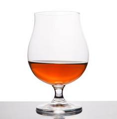 Glass vine with cognac