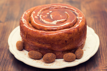 Portuguese Easter cake Folar Algarvio