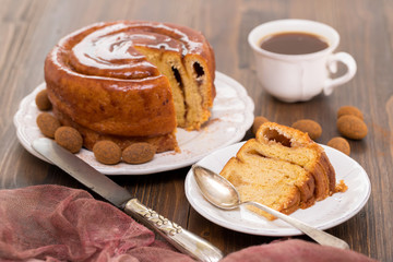 Portuguese Easter cake Folar Algarvio