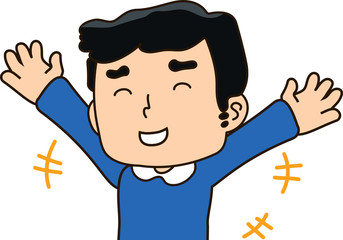 Father looks like Delighting