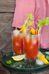 Cocktail mit Tomatensaft