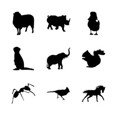 icon Animal with big, zoo, hairy, simple and sheeps