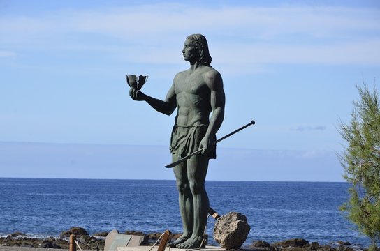 Guanchen-Denkmal in La Puntilla, Gomera