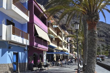 Promenade  La Playa im Valle Gran Ray, Gomera