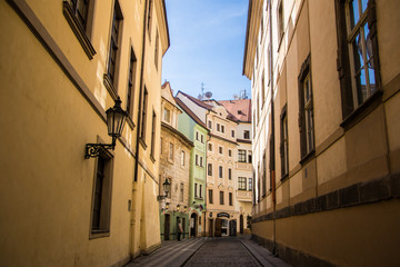 Fototapeta na wymiar Prague Alleyway 