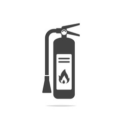 Fire extinguisher icon vector