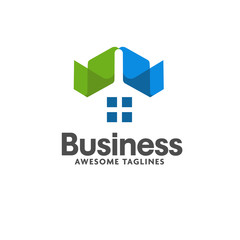 creative Real Estate logo, Property and Construction Logo design Vector, colorful homes logo concept 