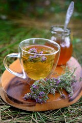Tea with wild thyme