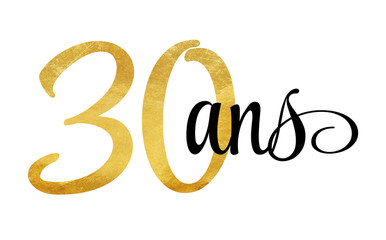 30 ans - signature