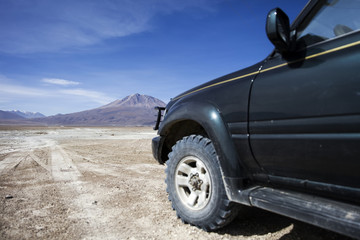 Fototapeta na wymiar Dali Desert in Bolivia