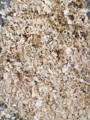 chopped wood chips