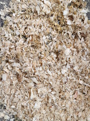 chopped wood chips