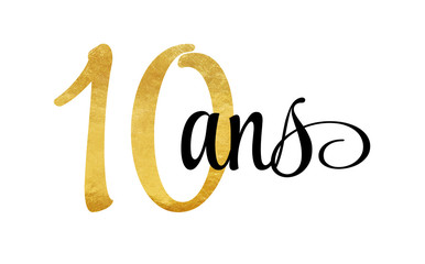 10 ans - signature