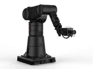 black robotic camera