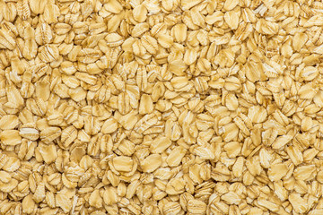 Oatmeal texture. Rolled oats background