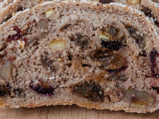 close up slice of wheat bread