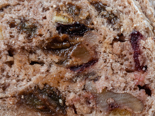 close up slice of wheat bread