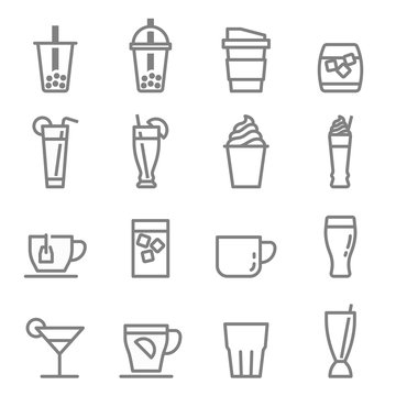 Drinks and Beverages icons