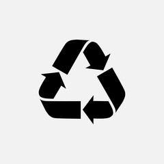 Recycle sign vector