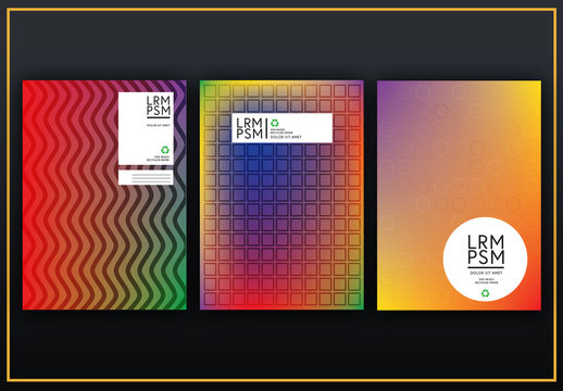 3 Notebook Cover Layouts