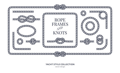 Nautical rope knots and frames - 200277329