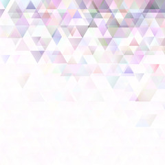 Geometrical abstract double polygonal triangle background - vector graphic design