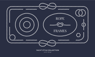 Nautical rope knots and frames - 200277338