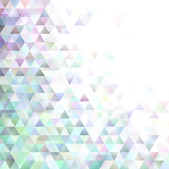 Gradient abstract low poly triangle background with opacity effect