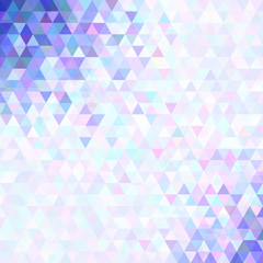 Geometrical abstract triangle background design - vector graphics
