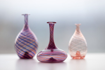 Murano glass vases  - obrazy, fototapety, plakaty
