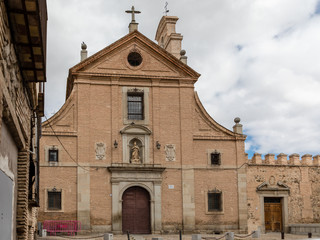 Details of some of the old buildings in the center of the city of Toledo