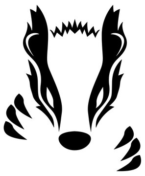 Badger Isolated Vector Illustration