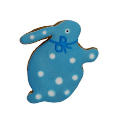 hare isolated on white background, biscuit biscuit