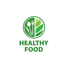 Healthy Food Logo Template